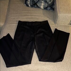 Kenneth Cole Reaction Black Dress Pants Classic Formal Style